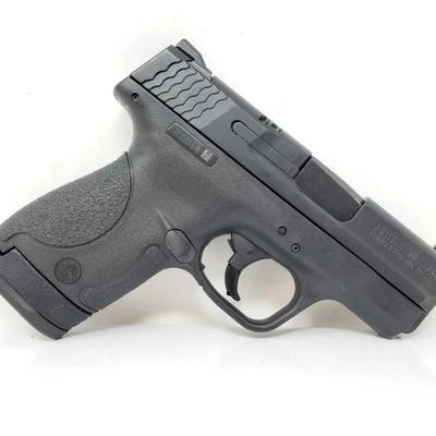 #202: Smith & Wesson M&P Shield 9 Semi-Auto Pistol with 8 Round Mag
Serial Number: HVR2882 Barrel Length: 3