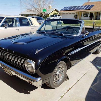 #60: 1963 Ford Falcon Electric Convertible Top, Running, See Video!
10,000 miles since 2001 on new block. Electric convertible top....