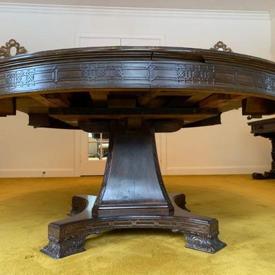Detail of Carved Apron and Base