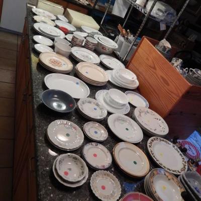 Some of the china & pottery