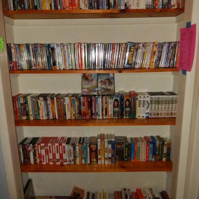 DVDs  & VHS tapes