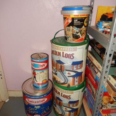 Tinkertoys and Lincoln Logs
