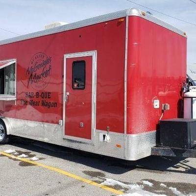 2012 - 28' Custom Catering BBQ Trailer by Southwes ...