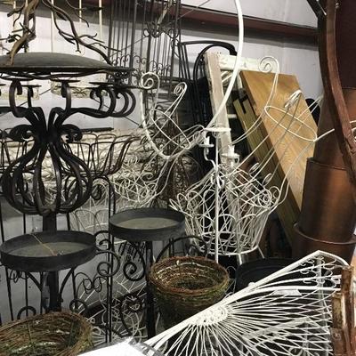 Wrought Iron Trellis; Archways; Candle Stands