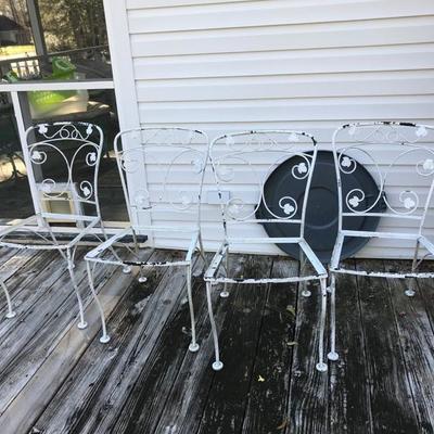 4 chairs and table $80