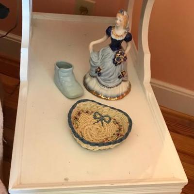 Painted end table $35
3 available