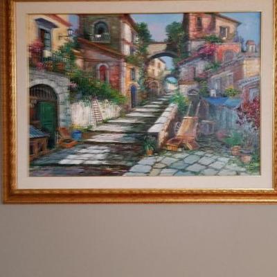 Italy, Painting, Street