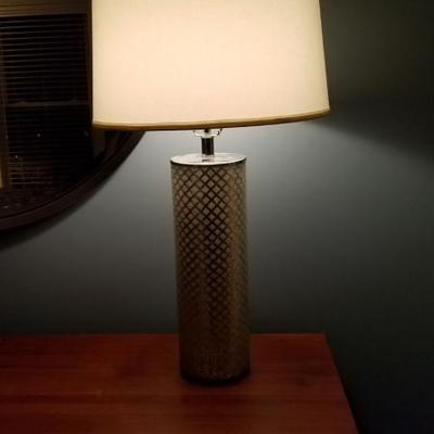Table lamps of various finishes, materials, mostly from Ethan Allen
