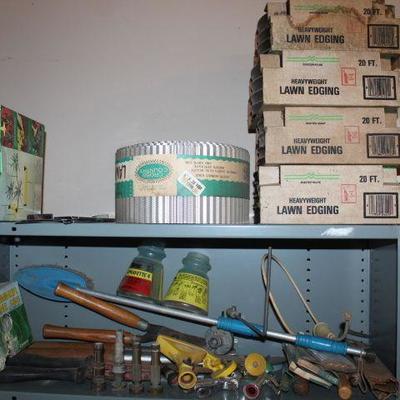 Contents of 2 Shelves - Lawn and Garden Tools and ...