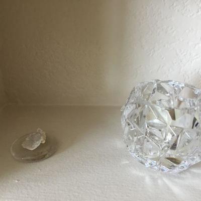 Crystal, Cut Glass Candle