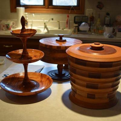 Wooden Baskets and Serving Platters