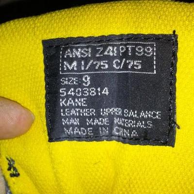 Steel tow shoes, size 9. Pic 2