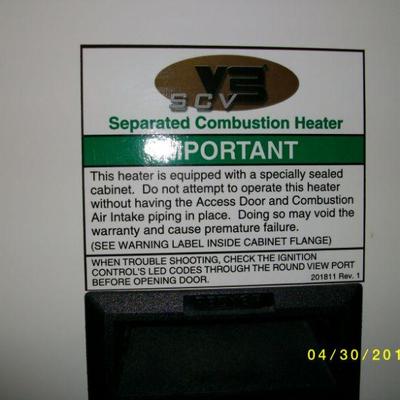 Pic 2
Minimum Bid: $750.00
UDAS-30 Gas Fired Unit Heater, Separated Combustion, NG, Aluminized Heat Exchanger - 30,000 BTU
Reznor UDAS-30...