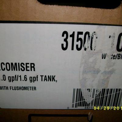 Minimum bid: $100.00
Crane 31500-100 EcoMiser BigFoot Toilet Tank, White
â€¢	Tank Only
â€¢	Vitreous China Construction
â€¢	Cover...