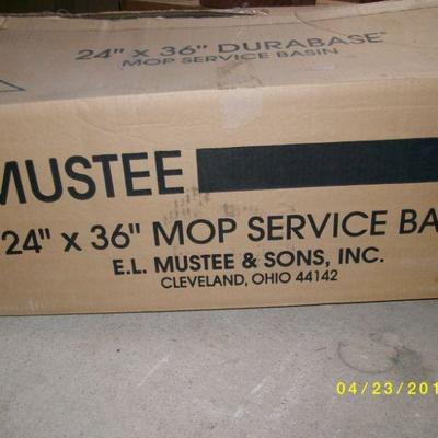 Mustee 65MK Mop Sink/ Service Basin 36"L x 24"W
Model 65M is a one piece molded fiberglass Mop Service Basin 24 in. x 36 in.,...