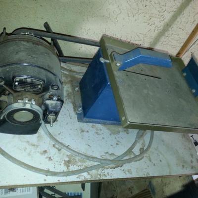 Jewelry cutting machine. 