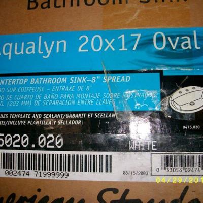 Aqualyn 20x17 Oval sink