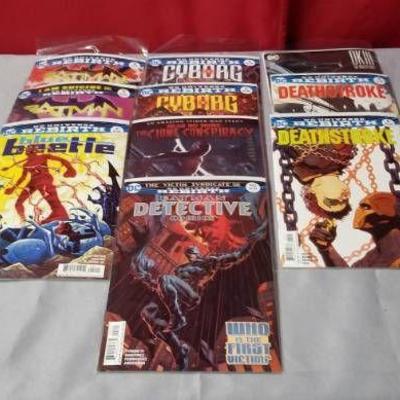 Lot of 10 Varied Comic Books - BatmanÂ…