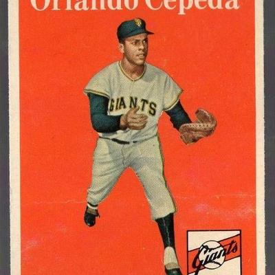 1958 Topps Orlando Cepeda #343 Rookie Card San Fra ...