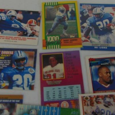 40 Barry Sanders Cards with Rookie
