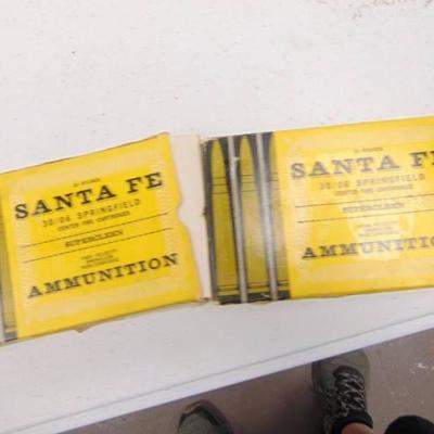 2 Boxes of Santa Fe 30-06 Blanks