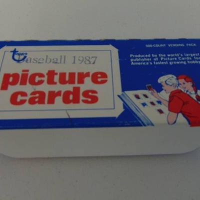 Baseball 1987 Picture Cards