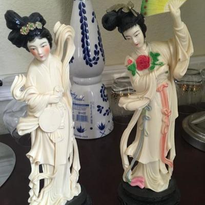 oriental plastic statues 