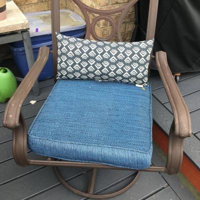 swivel patio chairs 
