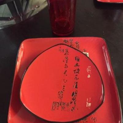 Red Chinese Dinnerware