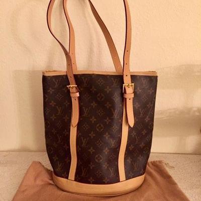 Louis Vuitton-style Bucket Bag