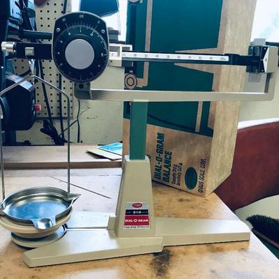 Vintage Dilogram scale in original box. $65