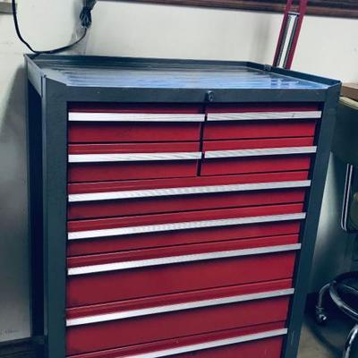 Craftsman 9-drawer rolling tool box. $150.