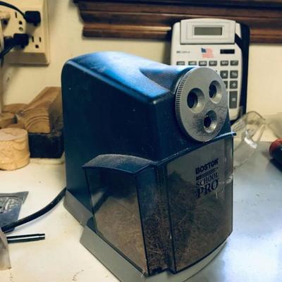 Vintage Boston School Pro electric pencil sharpener.