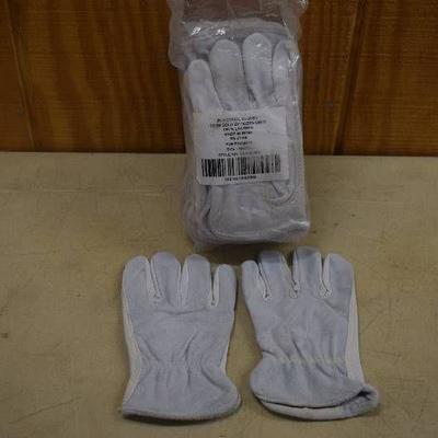 12 Pair Leather Gloves