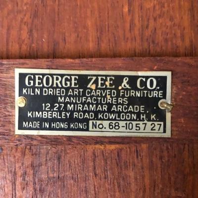 George Zee Asian Wood Nesting (3) Tables (20