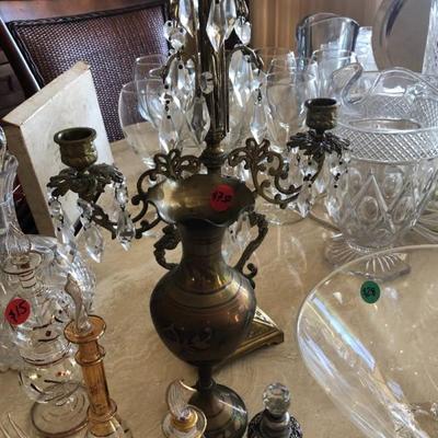Beautiful crystal - a nice touch for any home.