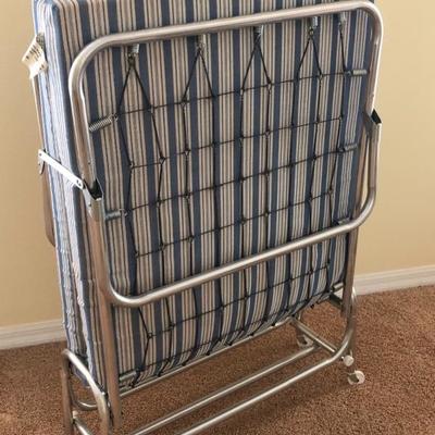 Rollaway bed.