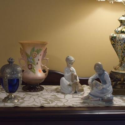 Lladros, Lamp, Vase, & Home Decor