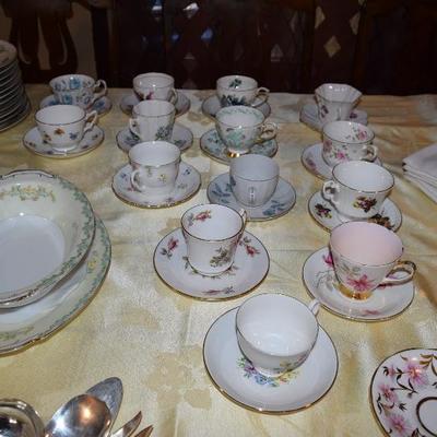 Teacups & Saucers, & China