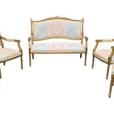 Louis XVI Style Beautiful 5 Piece Sofa Set. 