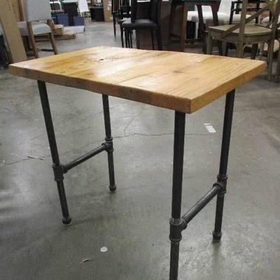 Custom Made Table - Metal Piping Legs