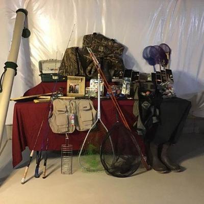 Fishing Collection, Waders, Poles, Tackle and More