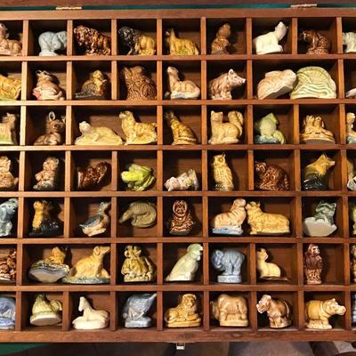 Wade ENGLAND Porcelain 63 Piece Collection Of Assorted Animal Figurines 
