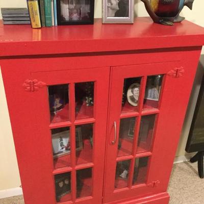 Vintage Red cabinet 