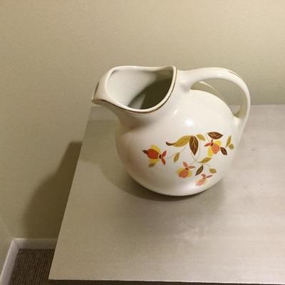 Halls Autumn Leaf Pitcher 