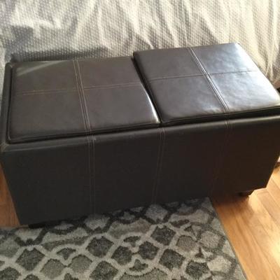 Bed ottoman with storage 