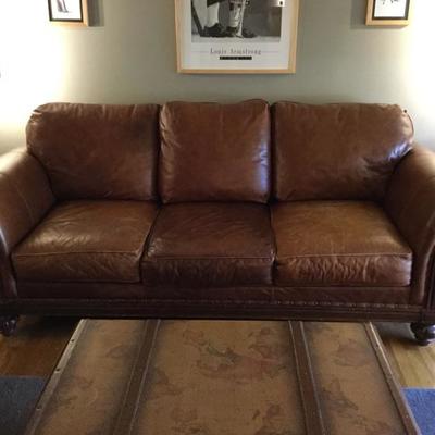 10+ year old leather couch 