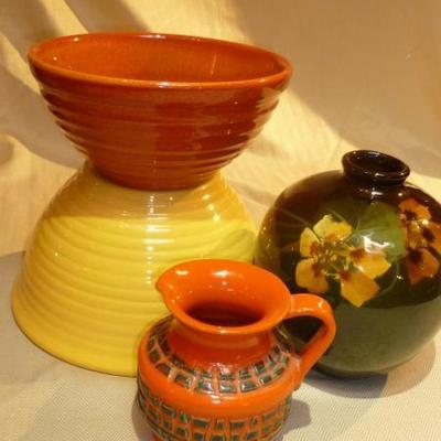 Bauer, Weller,&  Italian pottery