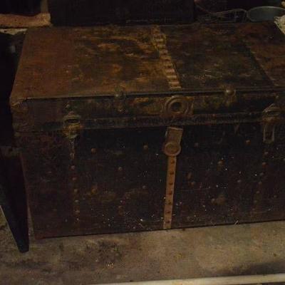 Trunk & contents (in basement)