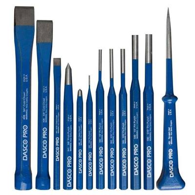 Dasco Pro 12-Piece Punch and Chisel Set